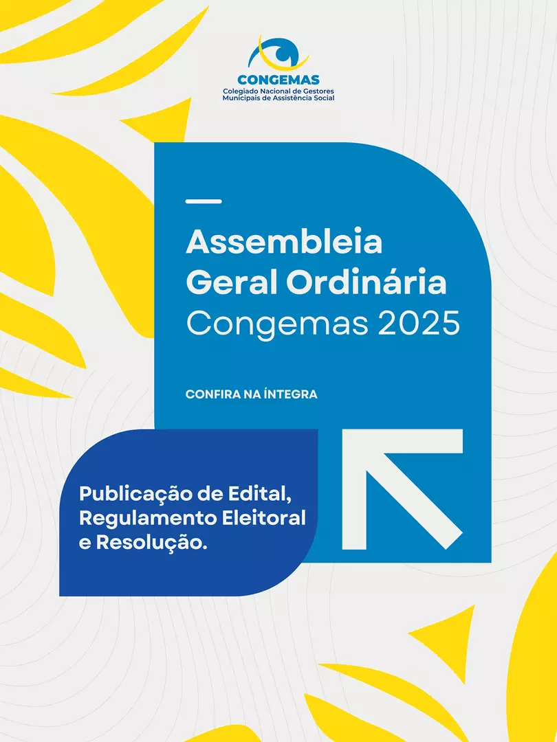 Assembleia Geral Ordinária Congemas 2025: Publicação de Edital, Regulamento Eleitoral e Resolução.